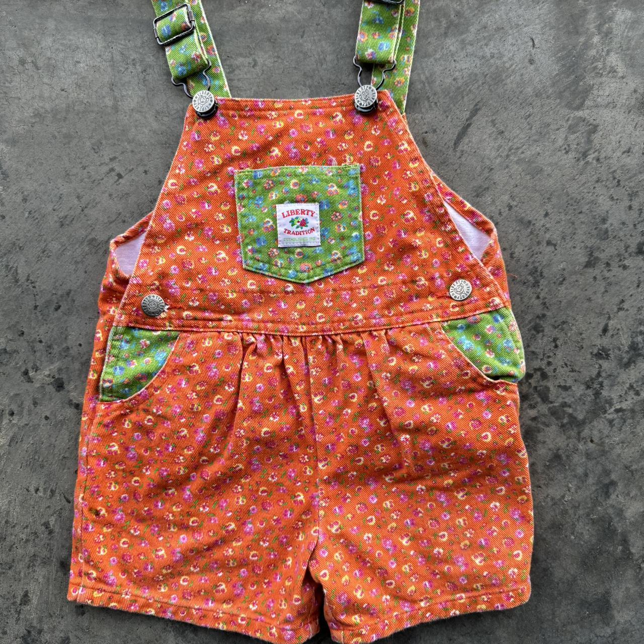 90s Kid’s Liberty Overalls Size 4T No notable... - Depop