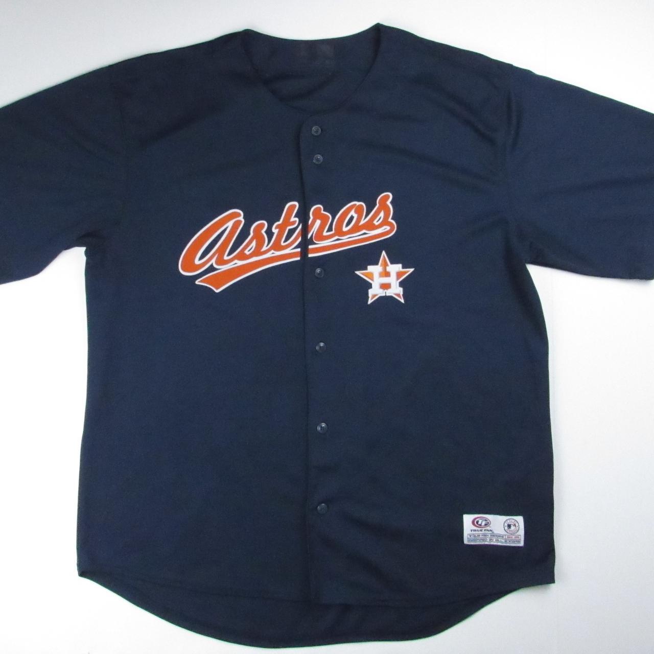 Houston Astros MLB True Fans series jersey Blue - Depop