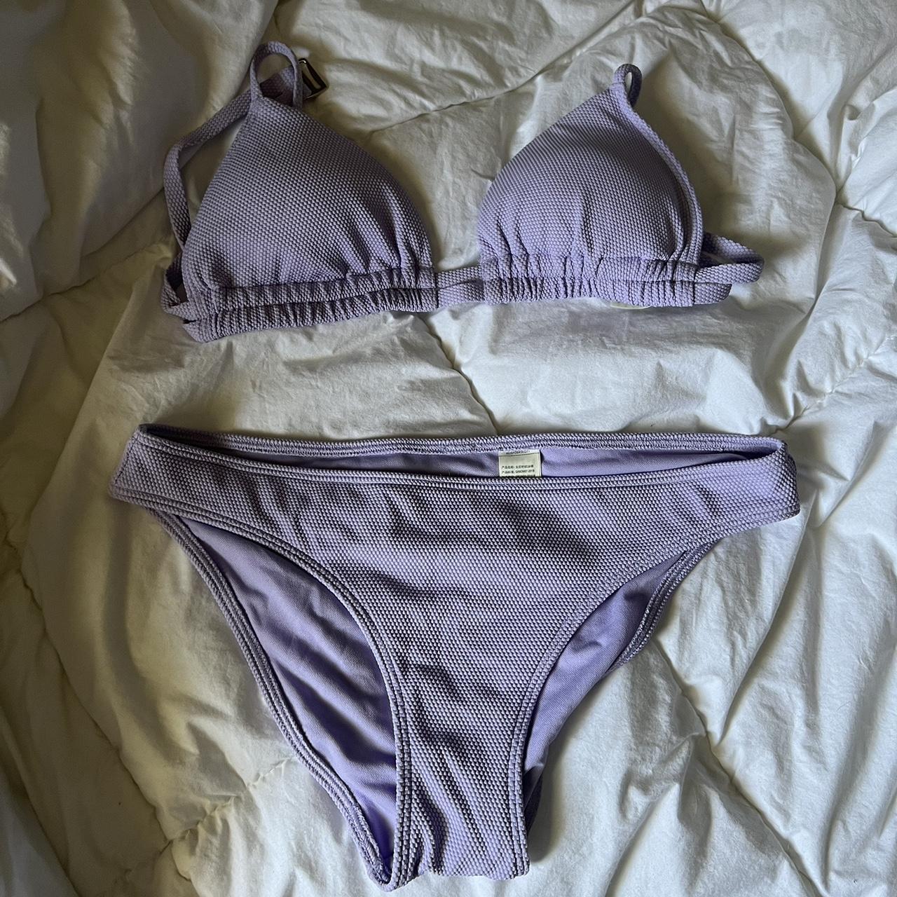 Hollister Co. Women's Purple Bikinisandtankinisets Depop