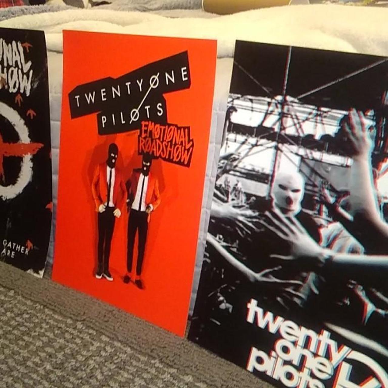 3 Twenty One Pilots tour posters (only a few left) Depop