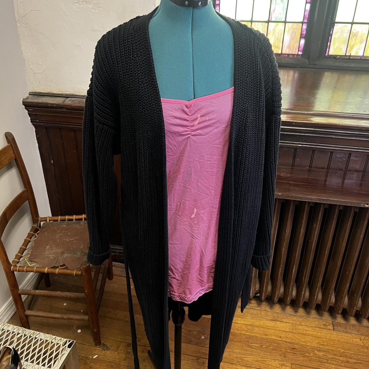 American Apparel Women's Cardigan Black/Grey S – American