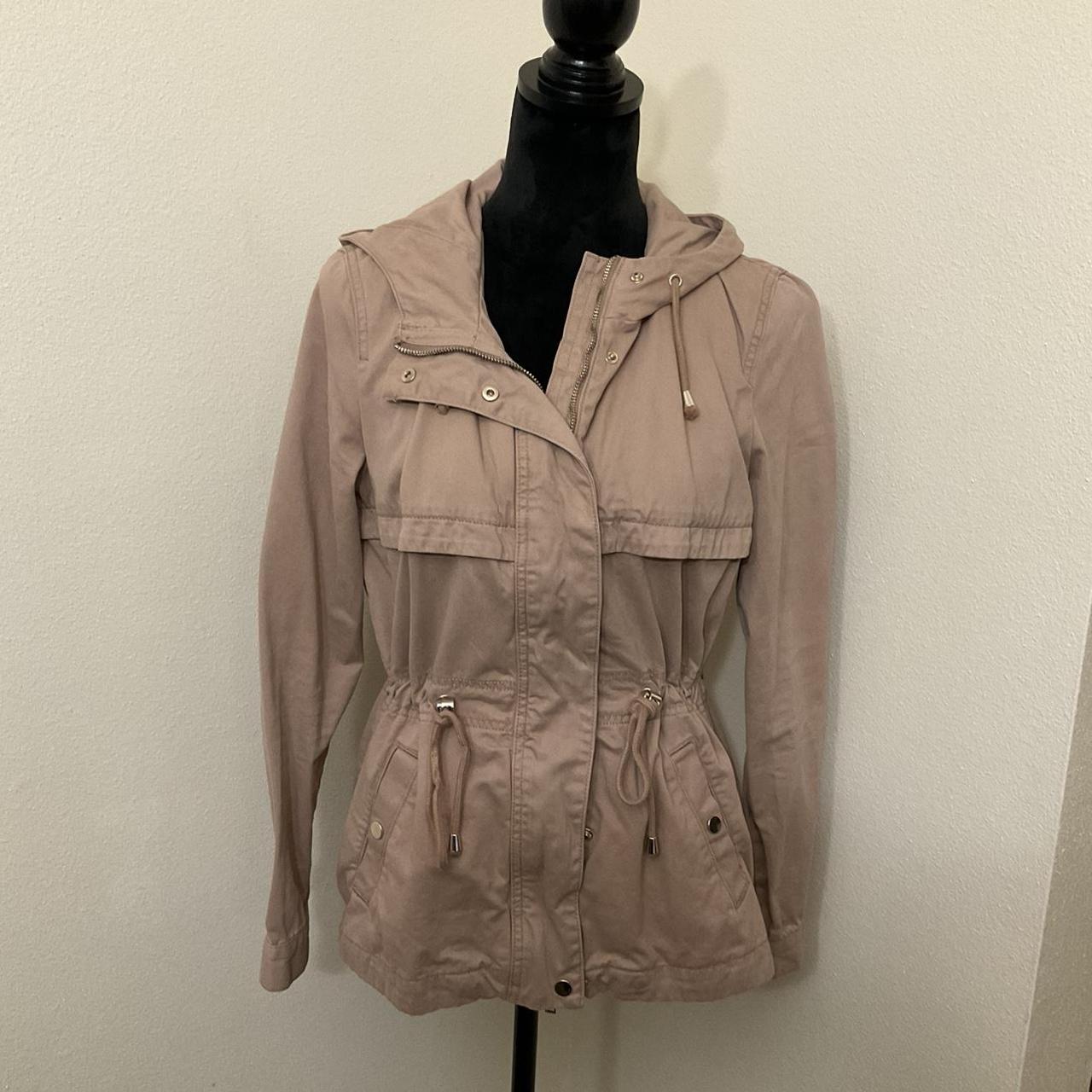 H&M Pink Blush Utility Jacket Depop