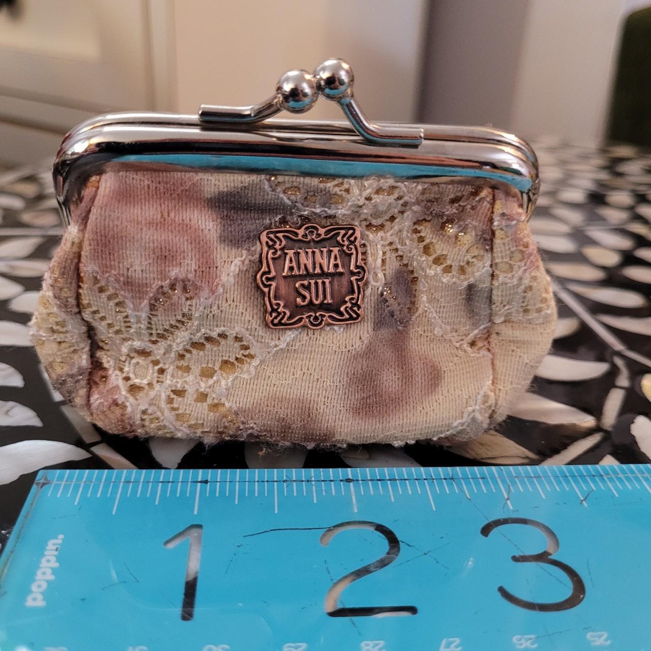 ANNA SUI COIN PURSE, floral This petite Anna Sui... Depop