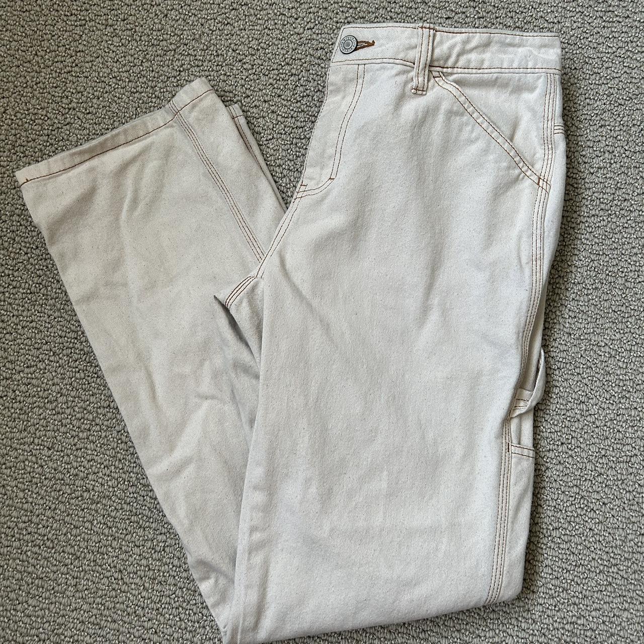 cream carpenter dickies! - love these but not my... - Depop