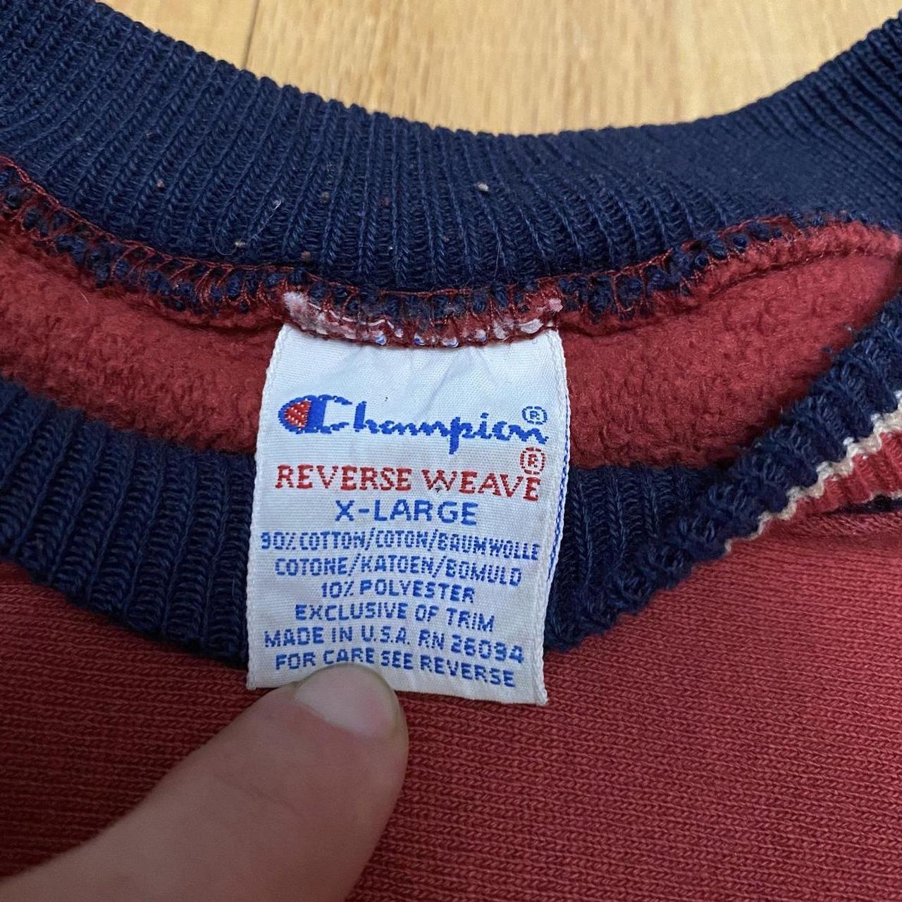 Vintage Champion Reverse Weave Stitched Spell Out - Depop