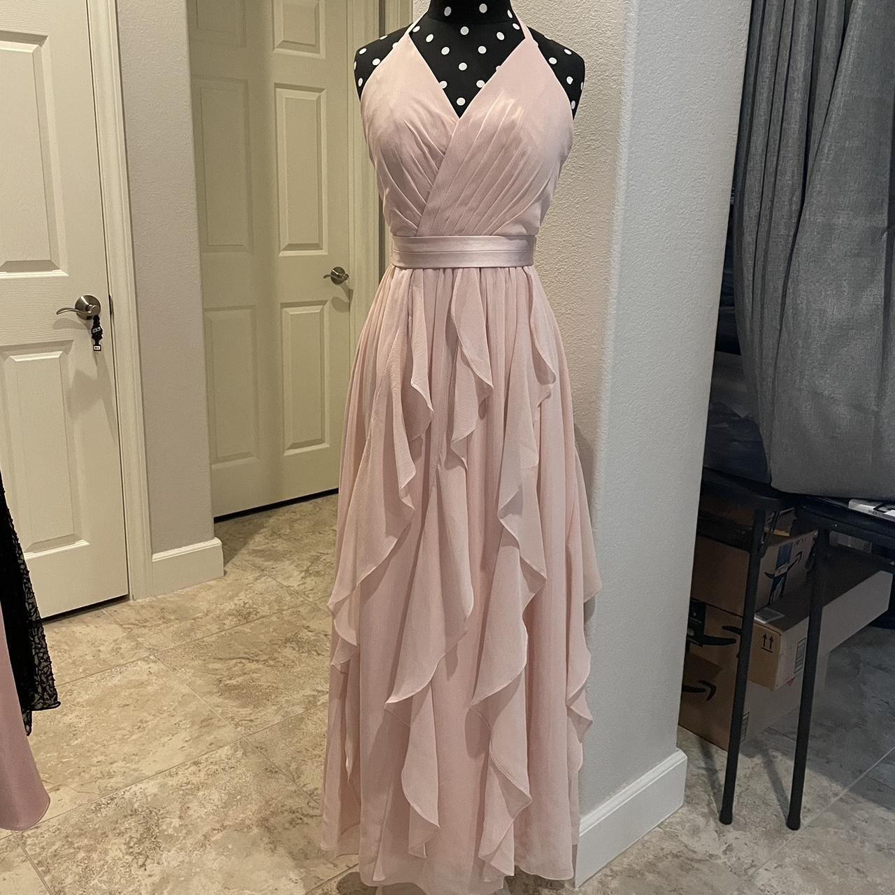 Vera wang pink bridesmaid 2024 dress