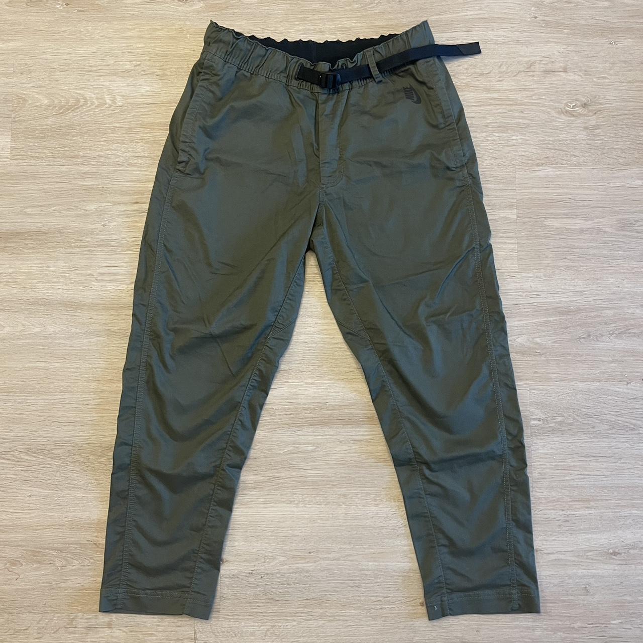 Nike Olive Green Jogger Track Pants Size Men's... - Depop