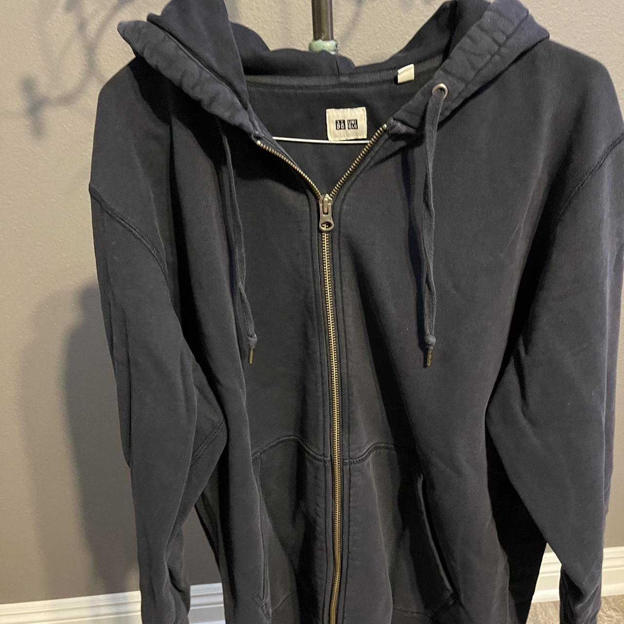 Uniqlo zip up hoodie jacket Used to be $50 - Depop