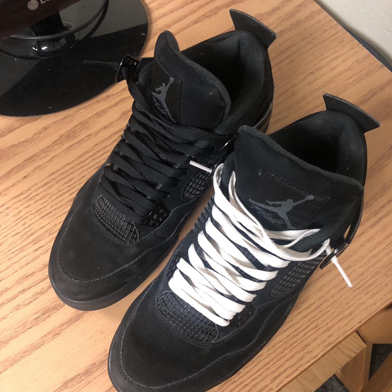 mens black jordan trainers