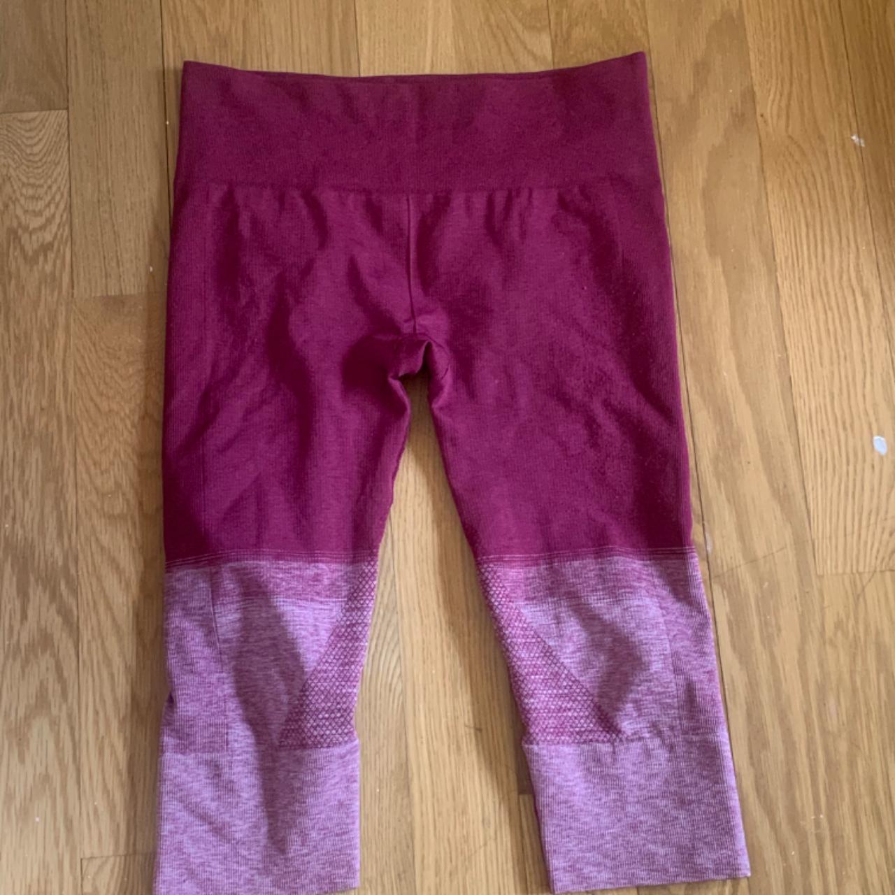 Lululemon Men's Purple and Pink Leggings Depop