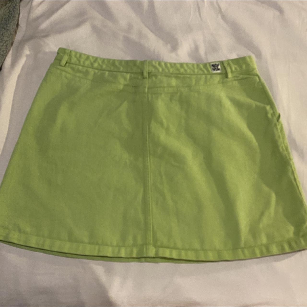Lucy and Yak Women's Green Skirt | Depop