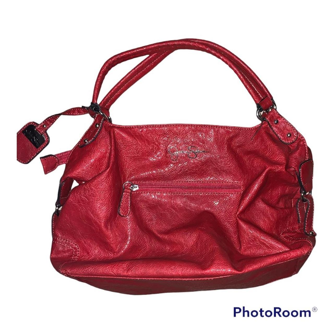 Jessica Simpson Loden Green Natalie Hobo Gold Studded Zip Purse Handbag |  eBay