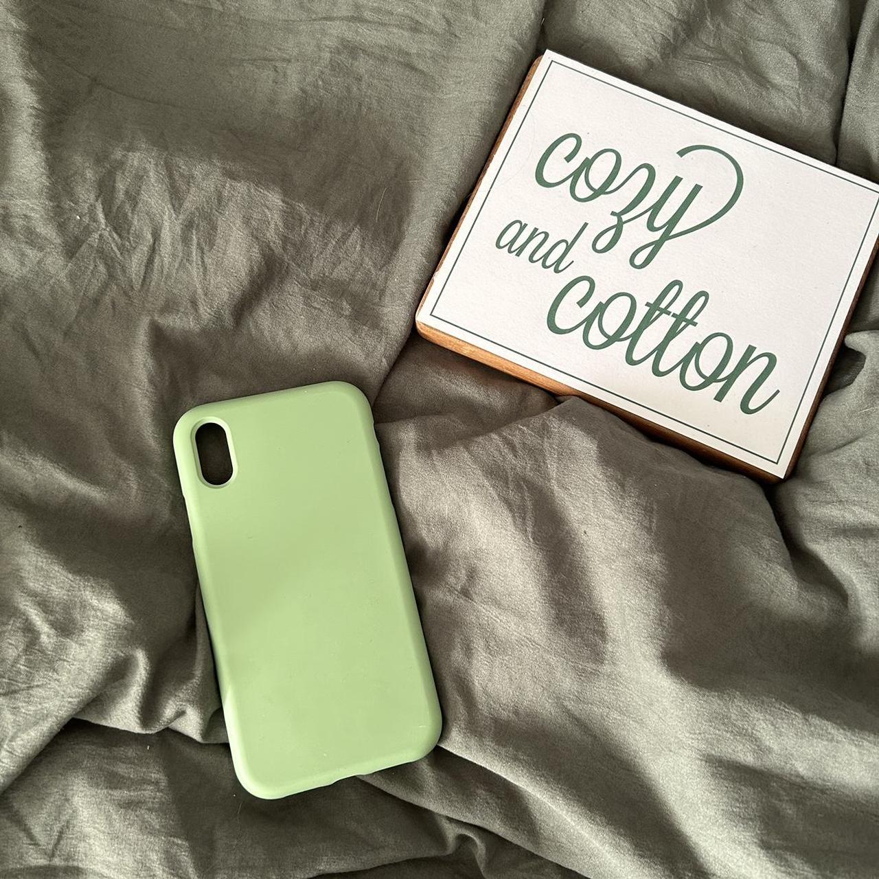 iPhone XR Phone Case INFORMATION Cute light green... Depop