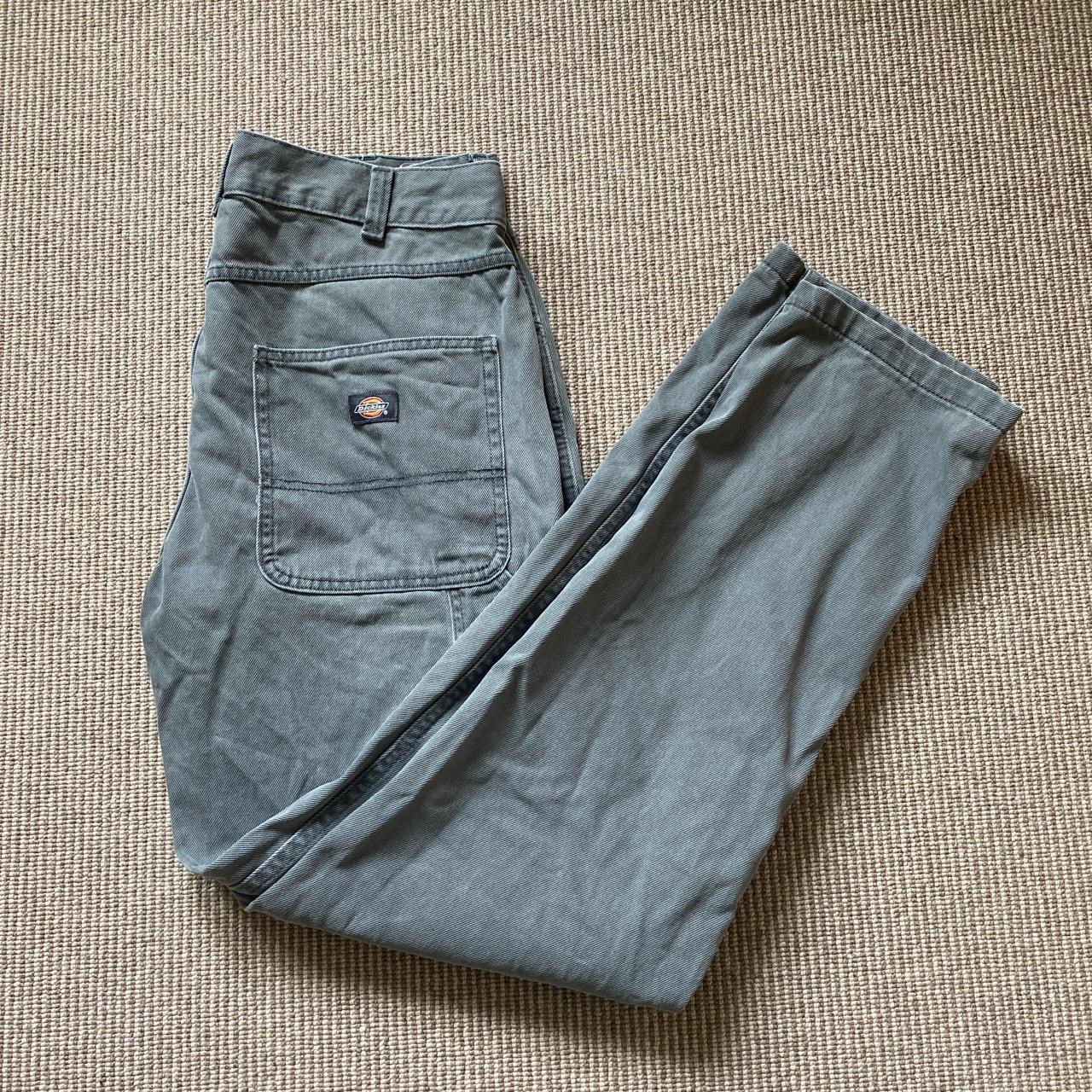 Grey Dickies Carpenter Jeans Excellent Condition - Depop