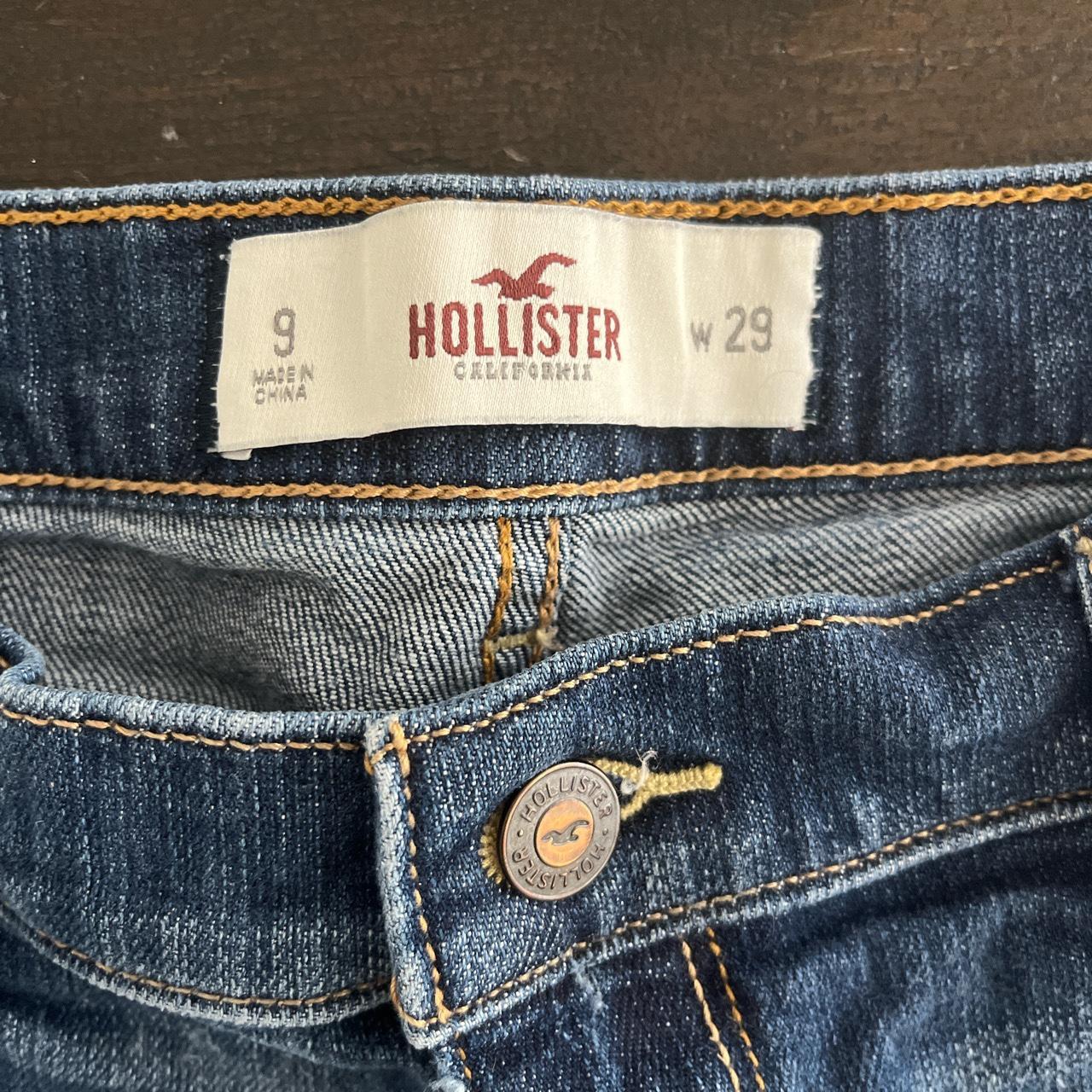 Vintage Y2K Hollister low rise shorts size... - Depop