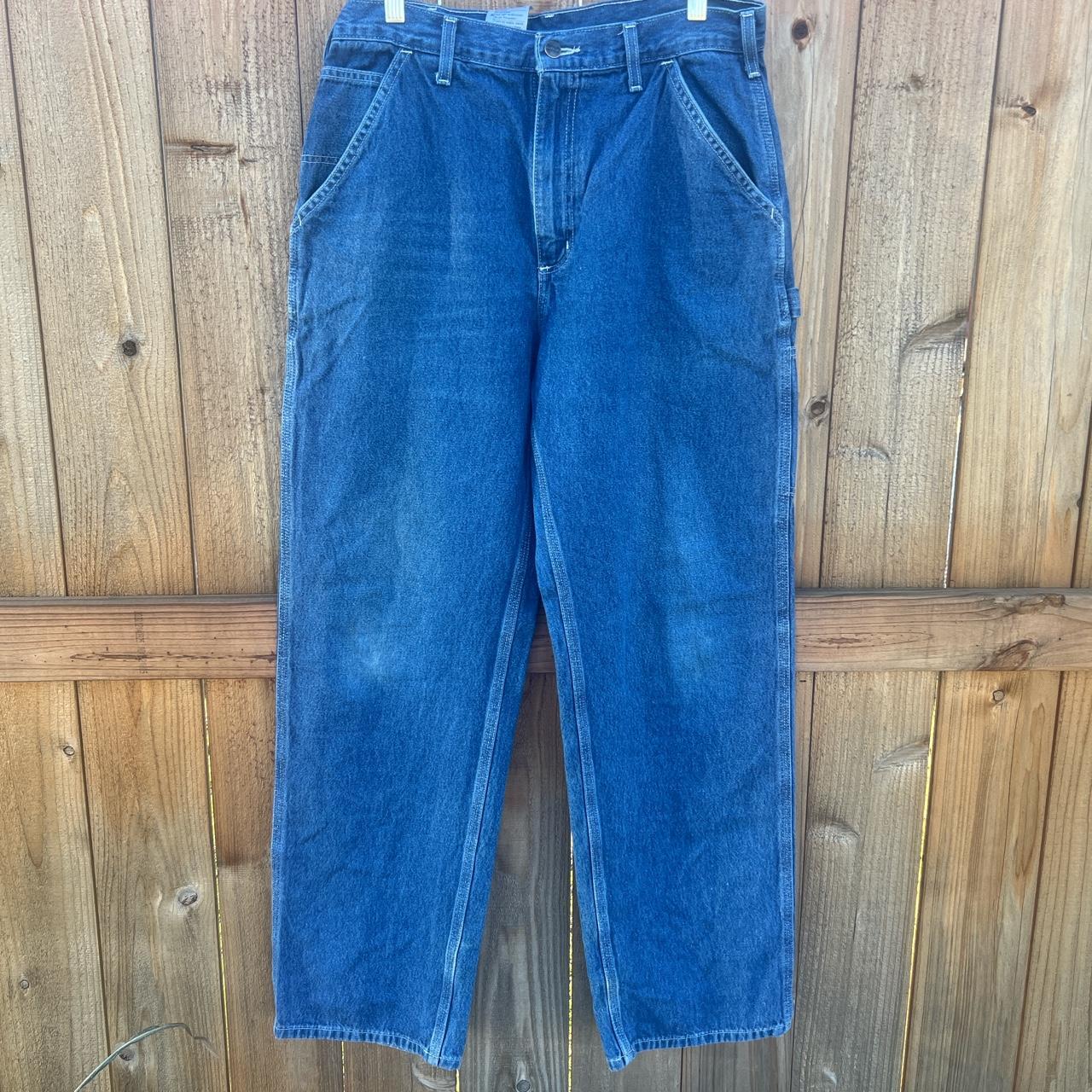 Vintage Carhartt Pants Cargo Working Pants size... - Depop