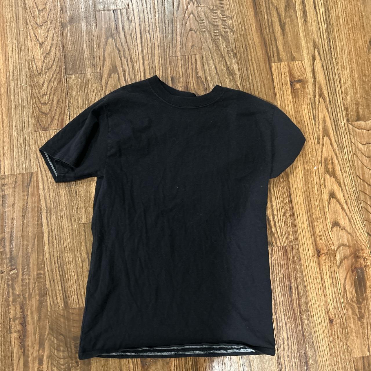 Plain black champion shirt size small men’s - Depop