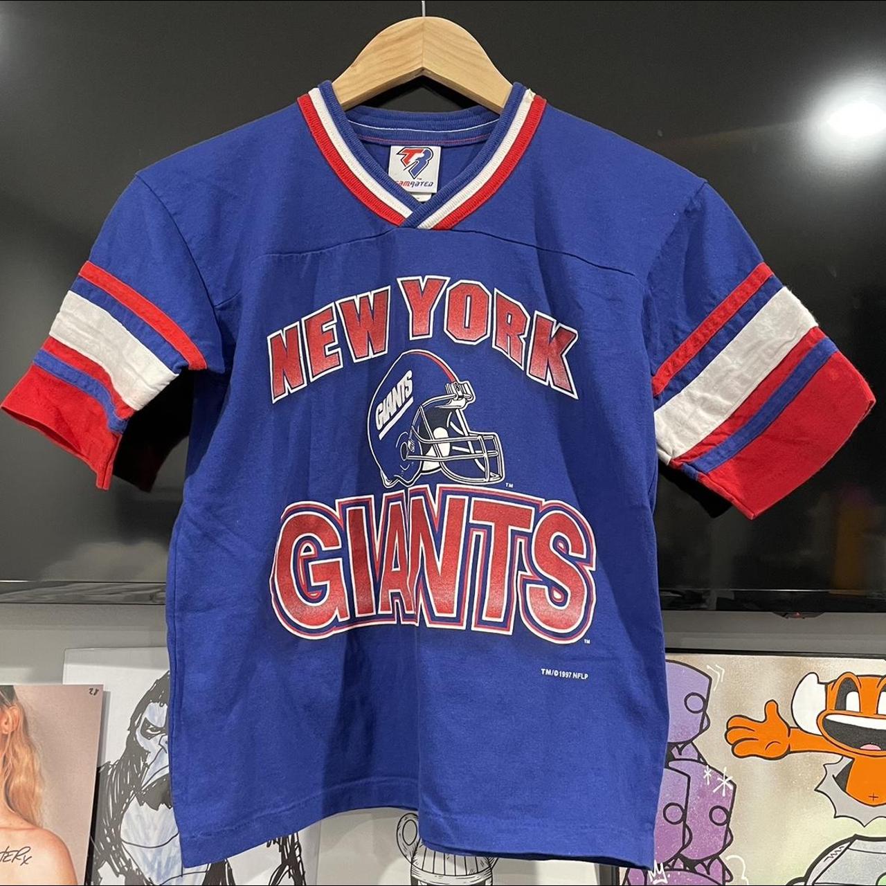 Vintage New York Giants Shirt 9/10 condition from - Depop