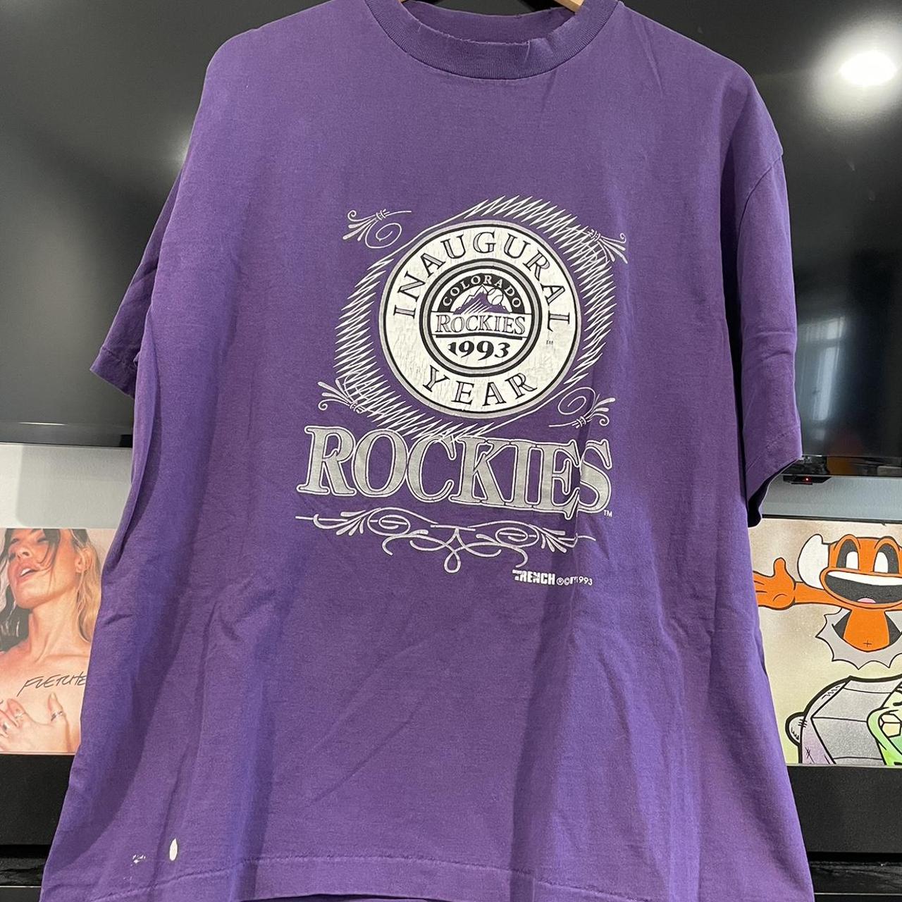 Vintage Single Stitch Colorado Rockies T Shirt - Men's XL