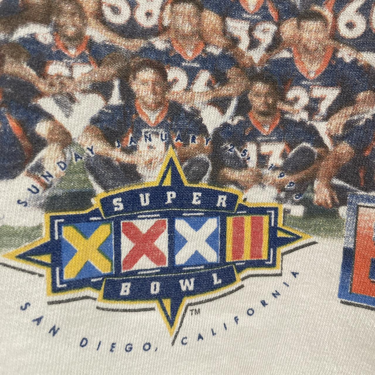 vintage 90s denver broncos nfl sunfaded crop top - Depop