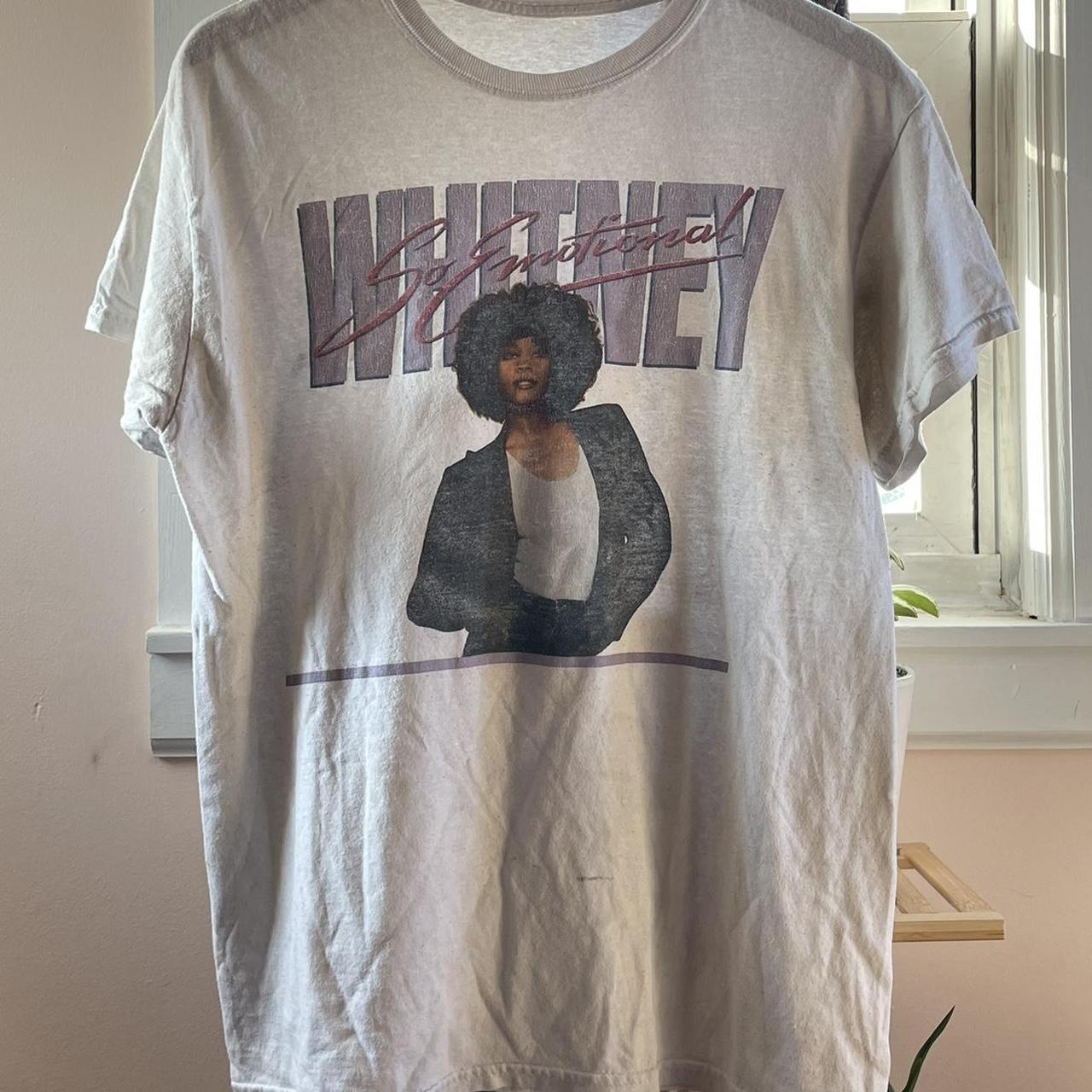 whitney houston so emotional t shirt