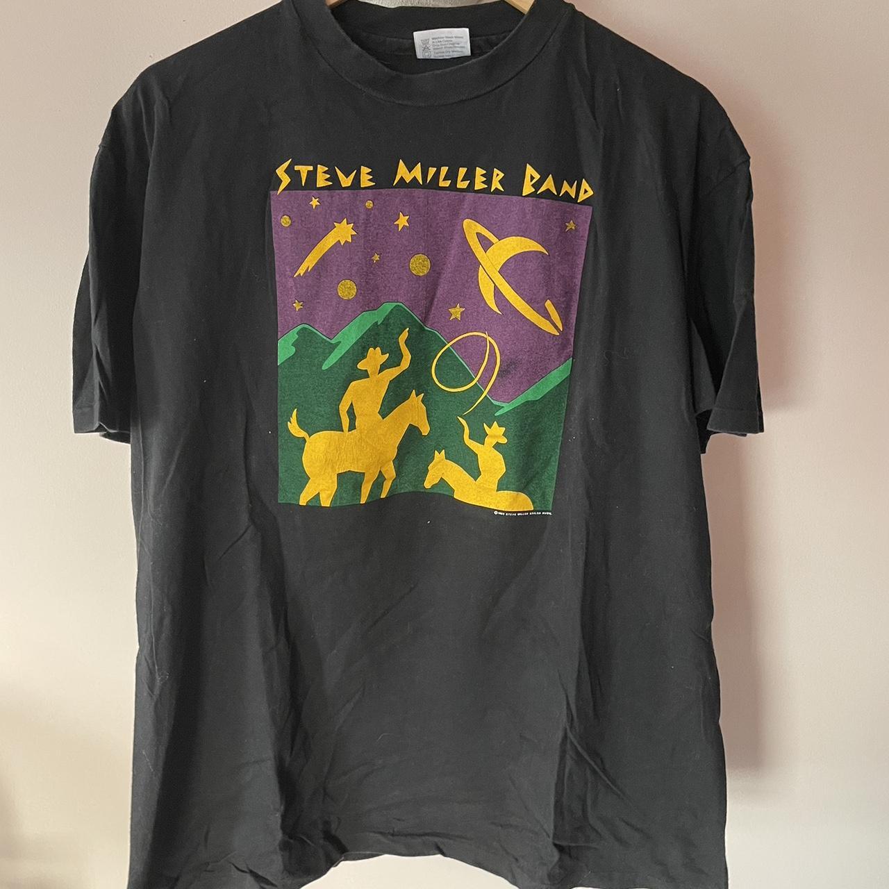 Vintage 80s Steve Miller Band 1989 Double Sided...