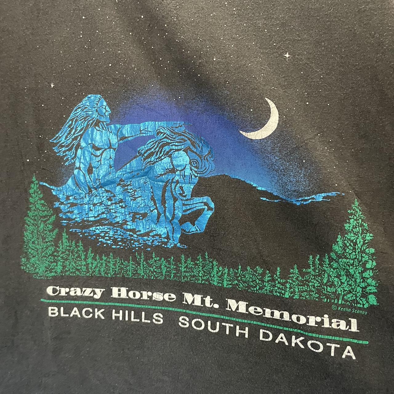 Vintage 90s Crazy Horse Mt. Memorial Black Hills... - Depop