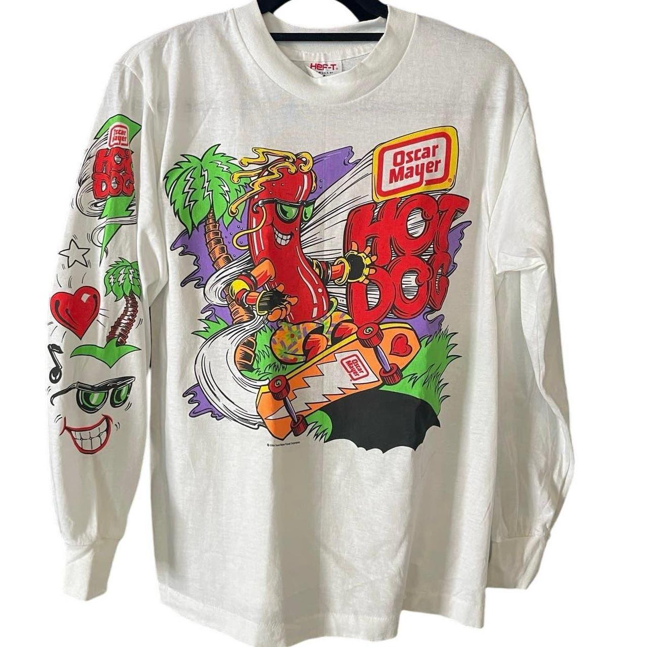 Ameri VINTAGE - AMERI   2018新作MEDI SLIT OVER TEE All Over Print T Shirt Retro Style 80s Arcade Babe Video