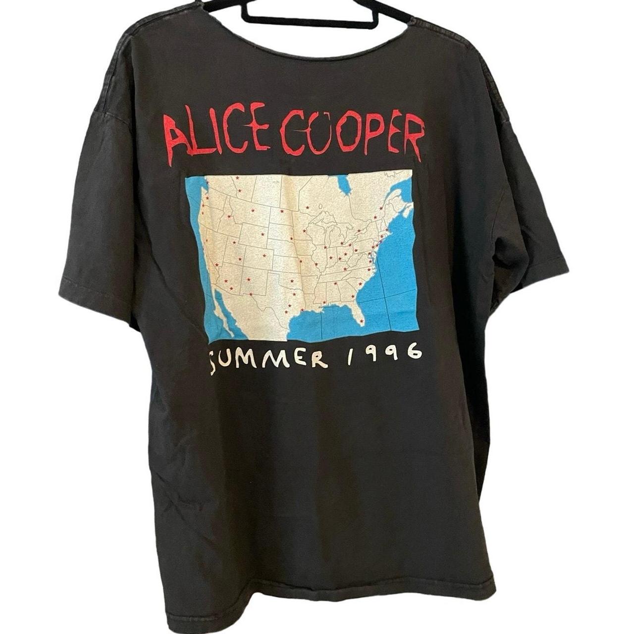 Vintage 90s Alice Cooper 1996 School's Out Tour | Depop