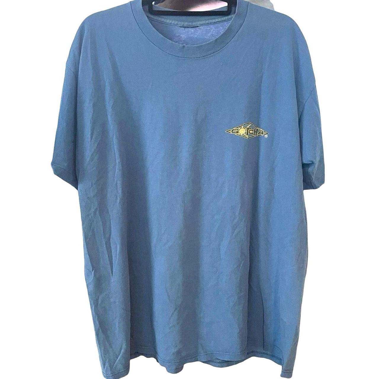 (古着)90s gotcha レーヨンシャツ 無地　cityboy surf 古着)90s gotcha レーヨンシャツ 無地 cityboy surf 古着)90s