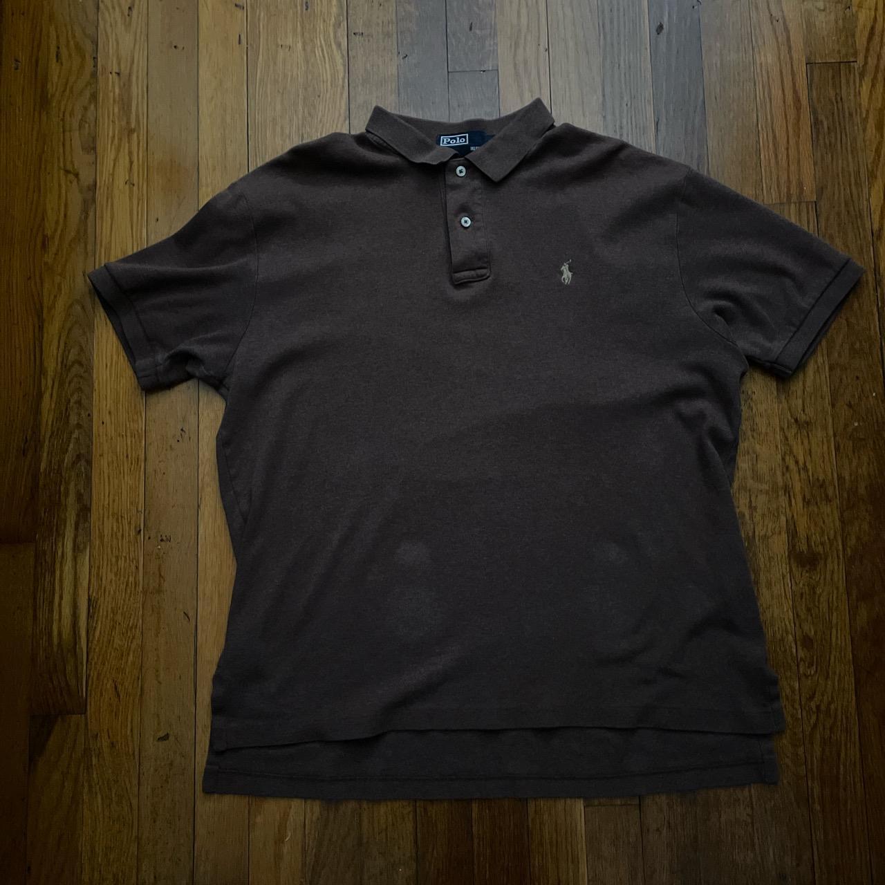 Ralph Lauren brown polo seen on sematary in new... - Depop