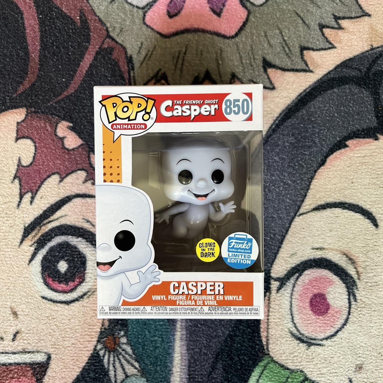 Funko Pop Animation Casper #850 Gitd Funko Shop - Depop