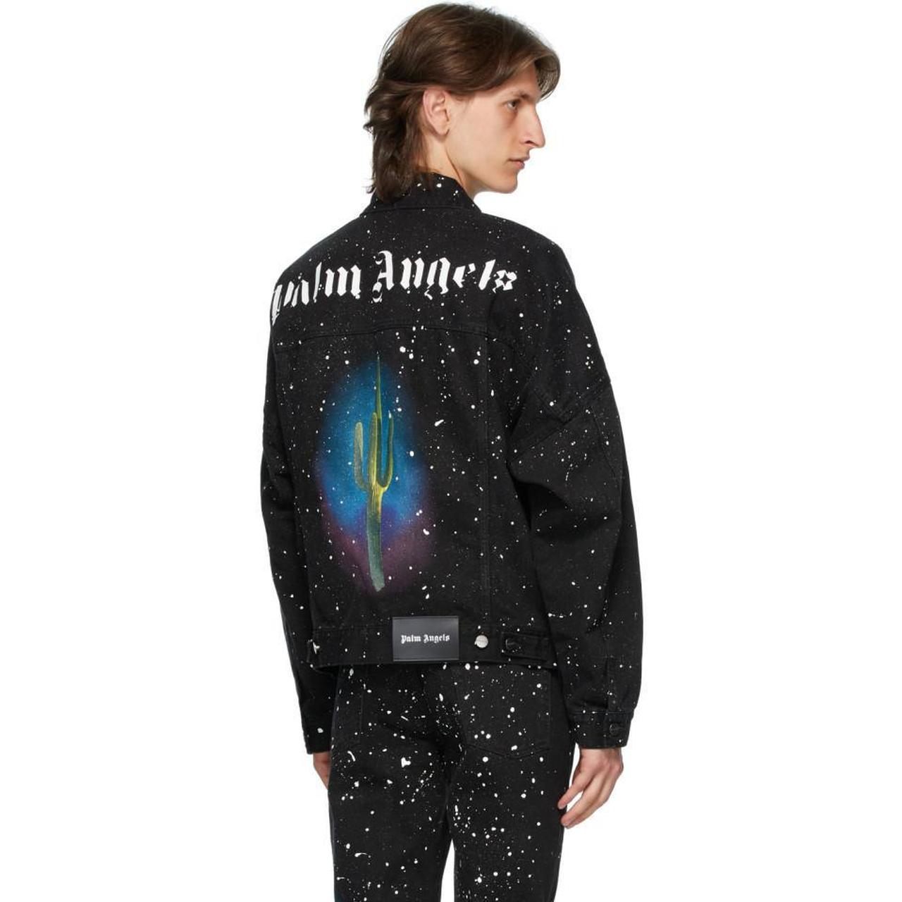 【関税＆送料込み】Palm Angels Denim Jacket With Jungle Ins Logo Denim Jacket – Palm Angels – Luxury Brand Outlet