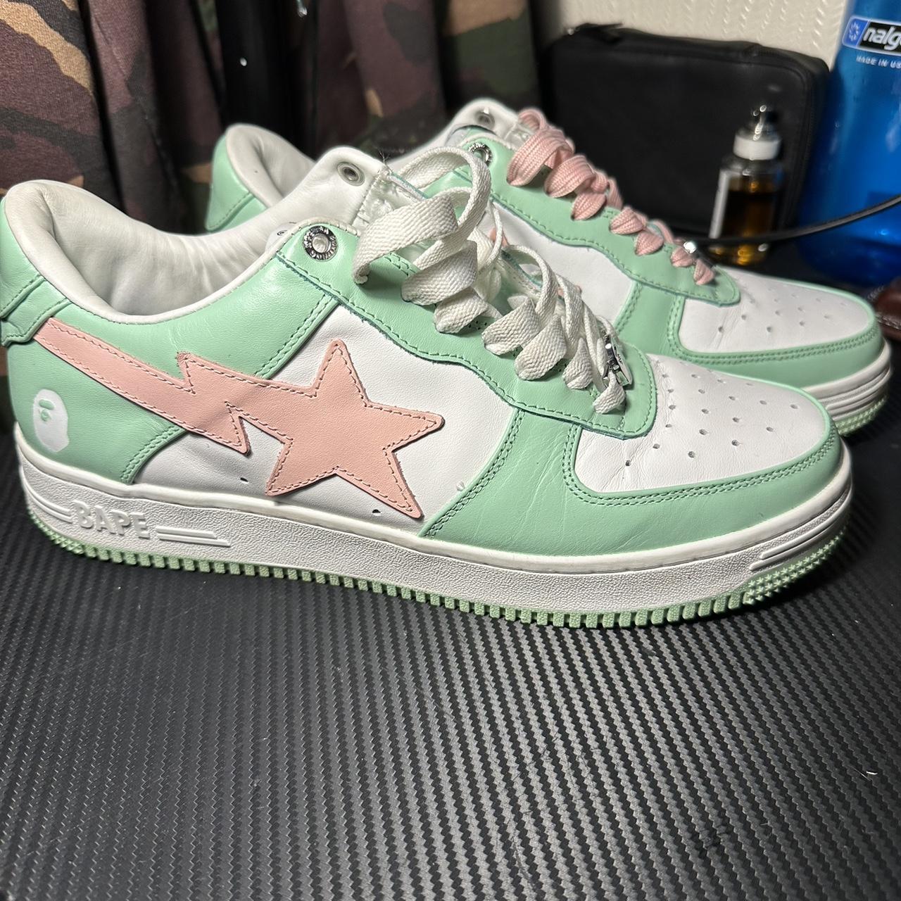 Bapesta green hot sale