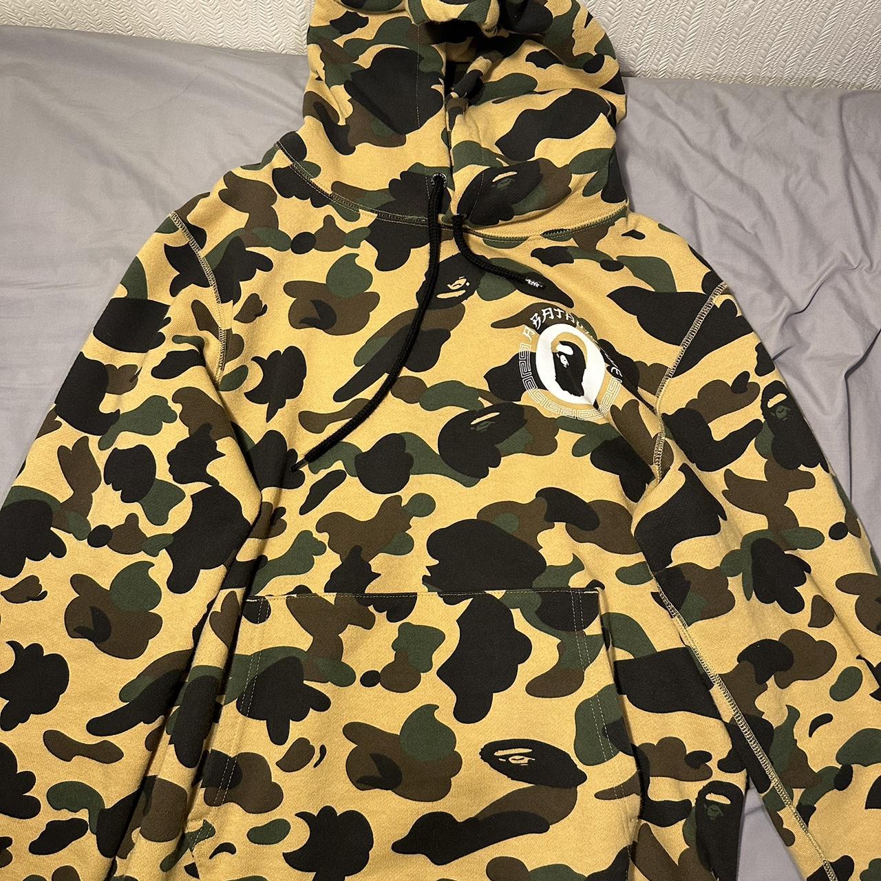 Bape camo hoodie Bape 1st camo kanji hoodie Very... - Depop