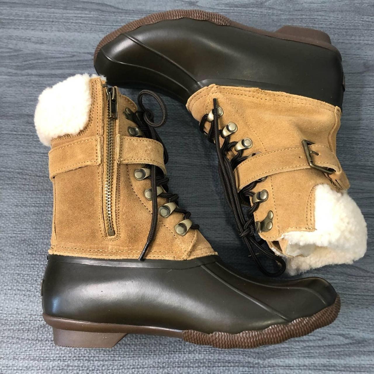 Women's sperry store shearwater buckle boots