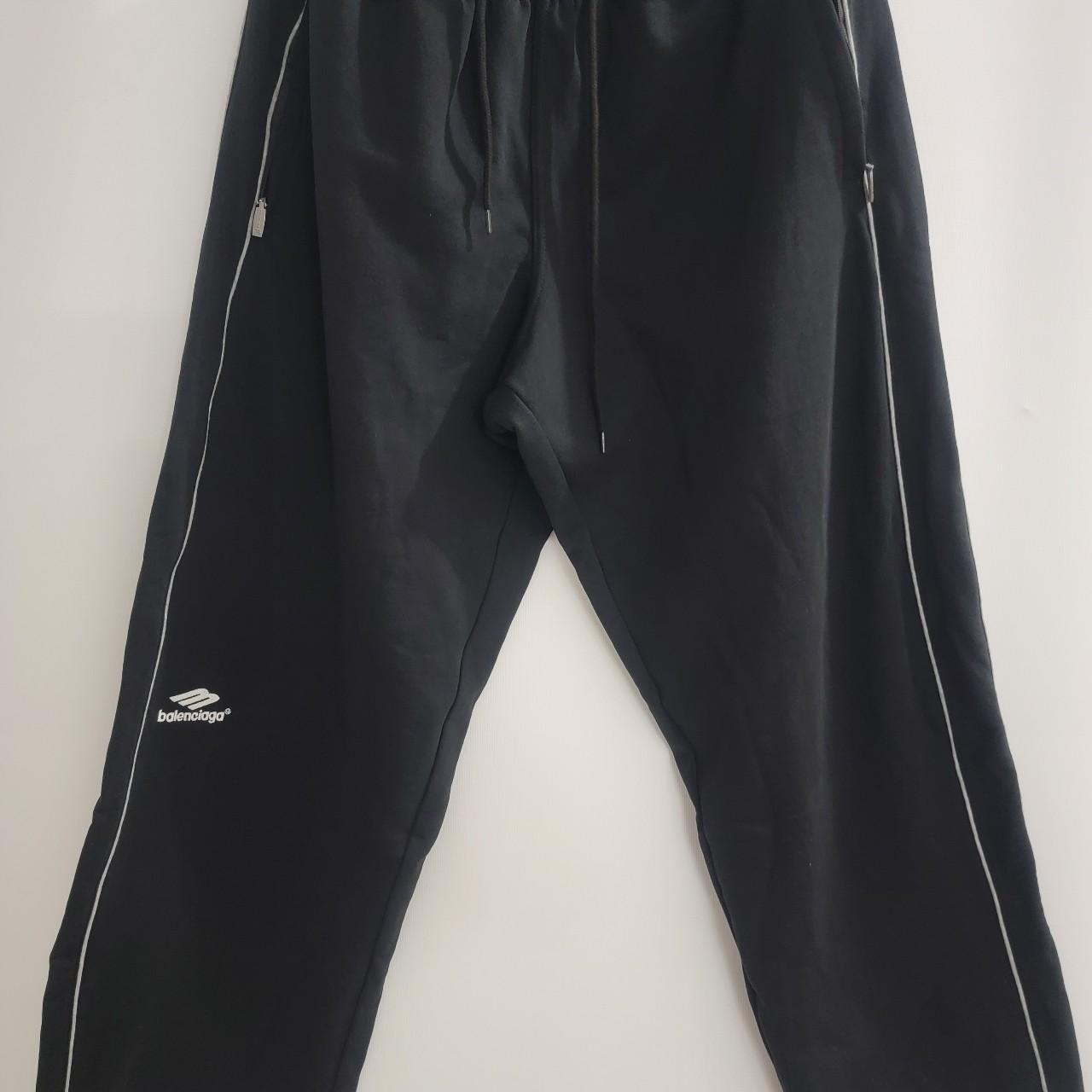 Balenciaga Men S Black Joggers Tracksuits Depop