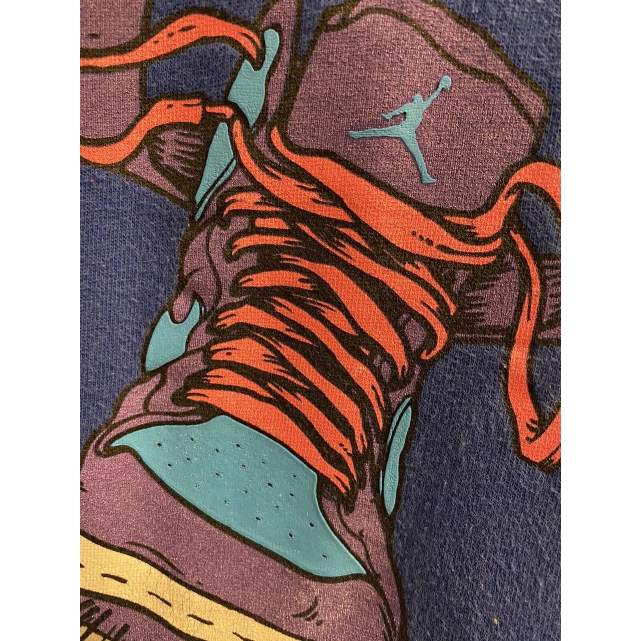 NIKE JORDAN JUMPMAN BLUE HOODIE PULLOVER KIDS Depop