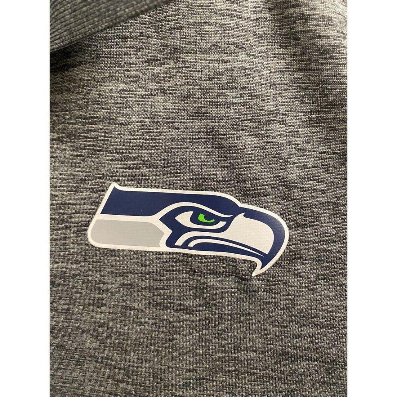 NFL Seattle Seahawks Polo Shirt - SIZE XL - Blue - Depop