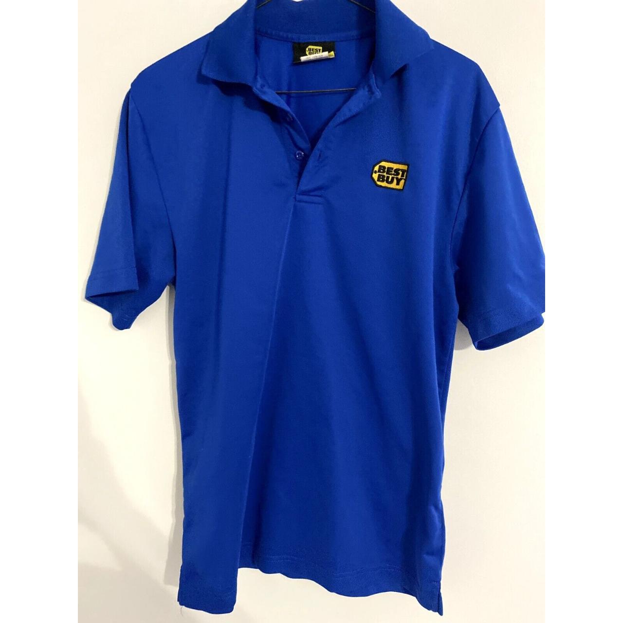 Men's Blue and Yellow Polo-shirts | Depop