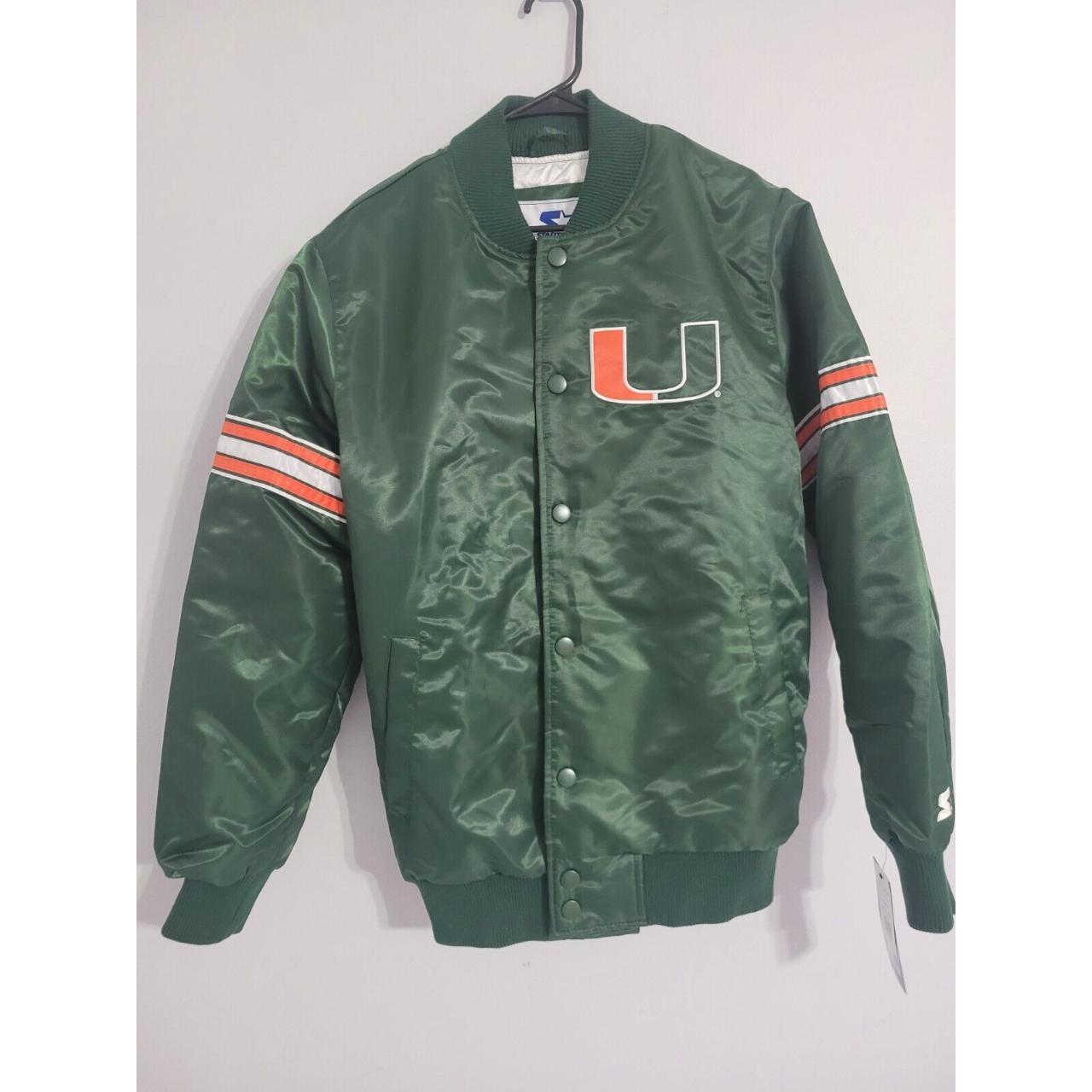 University of clearance miami leather jacket