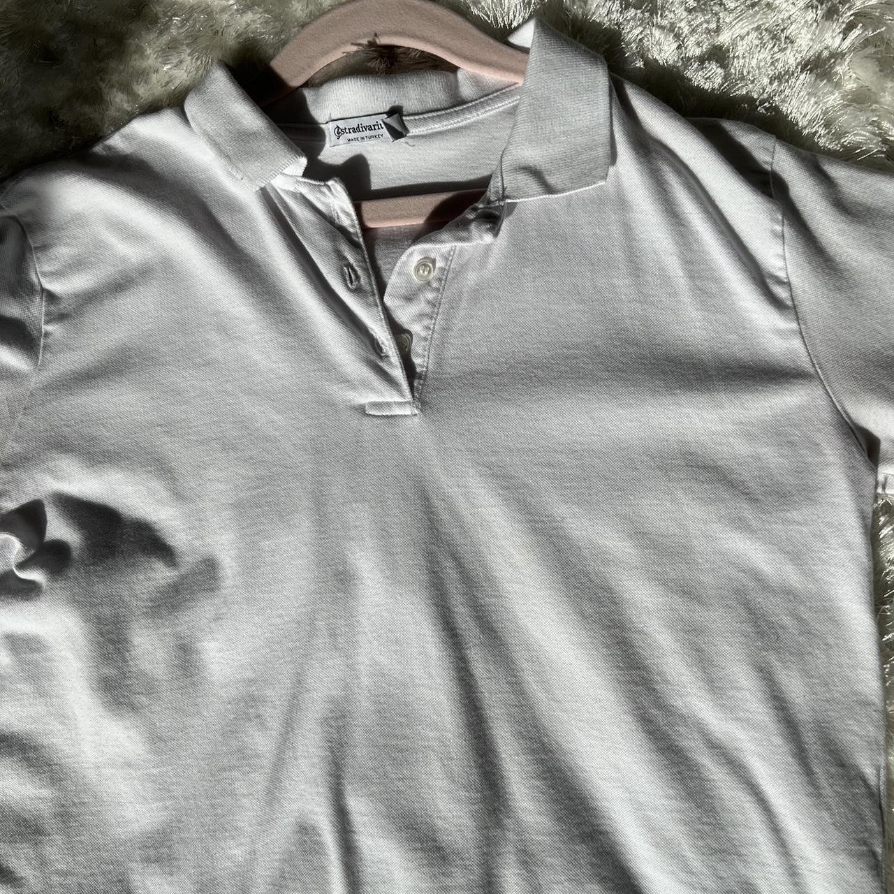 Stradivarius Women's White Polo-shirts (2)