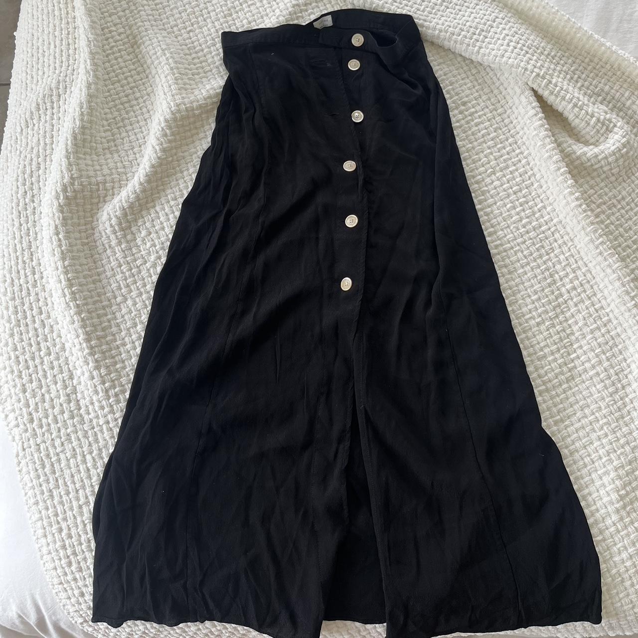 Wilfred Vintage 7/8 Length button down maxi skirt - Depop