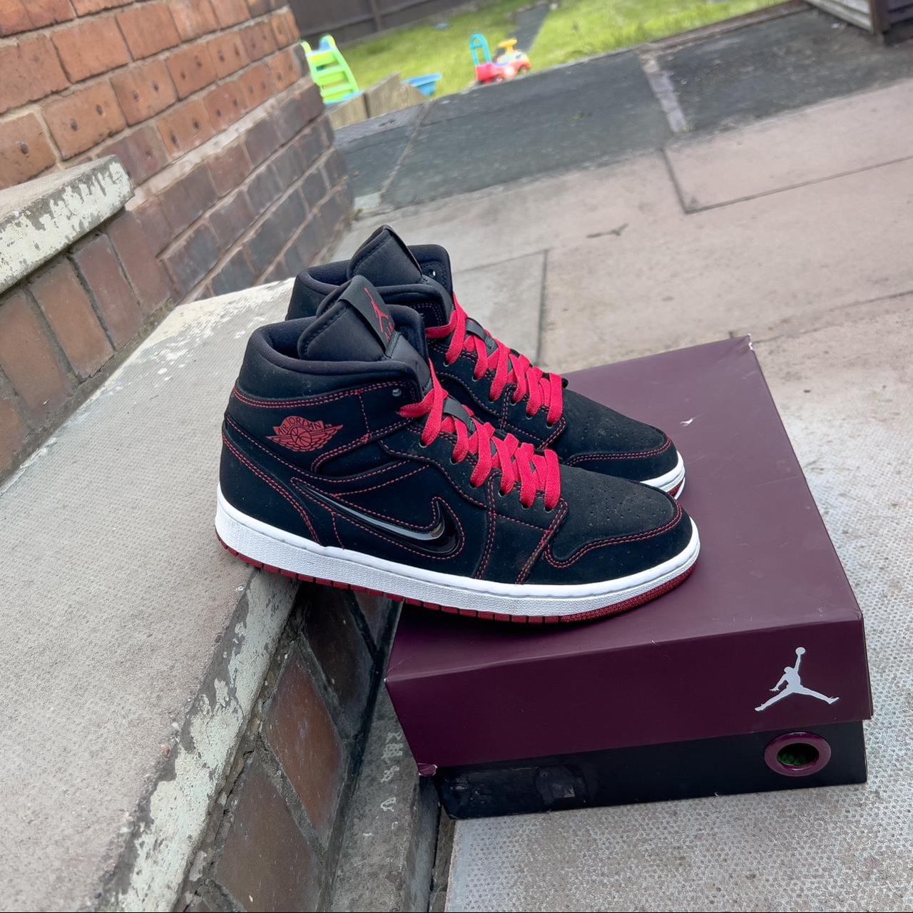 jordan 1 mid fearless come fly with me on feet