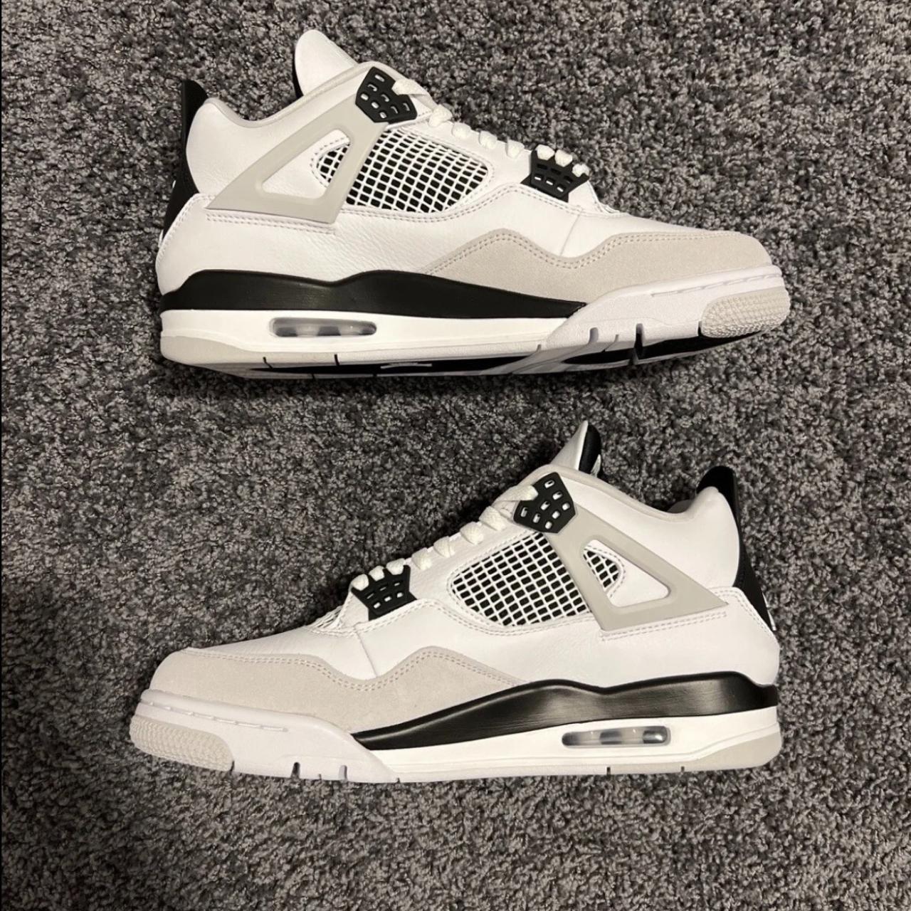 Jordan 4 Military Black Size 11 1 Pair Available - Depop