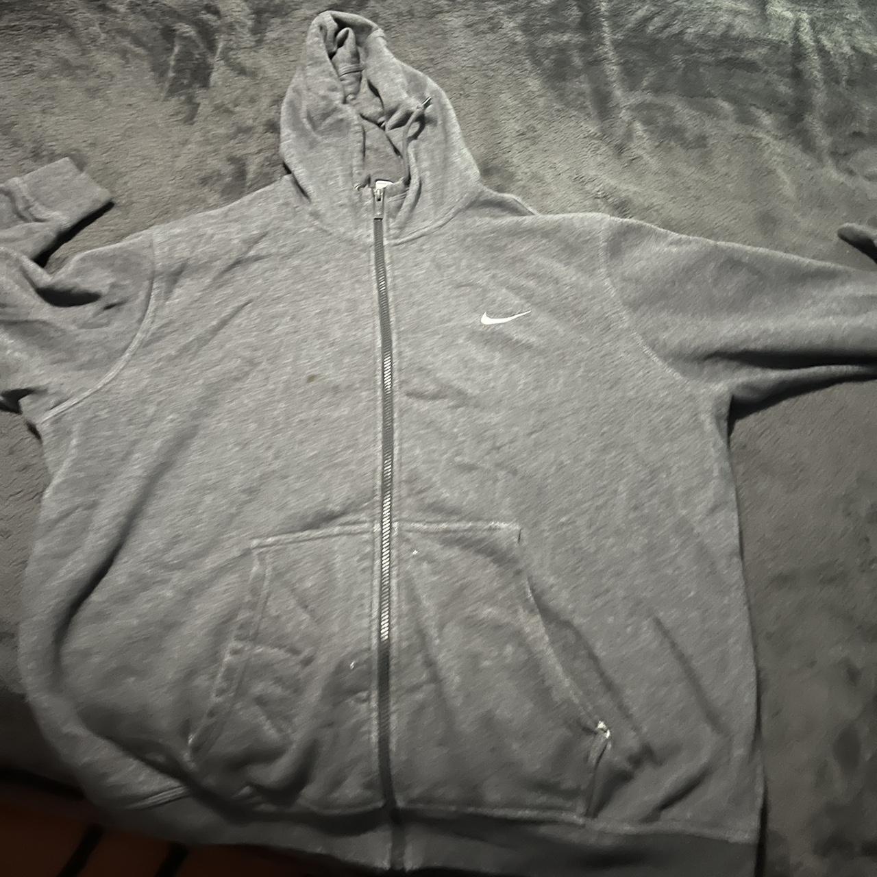 Nike Men's Grey Jacket Depop