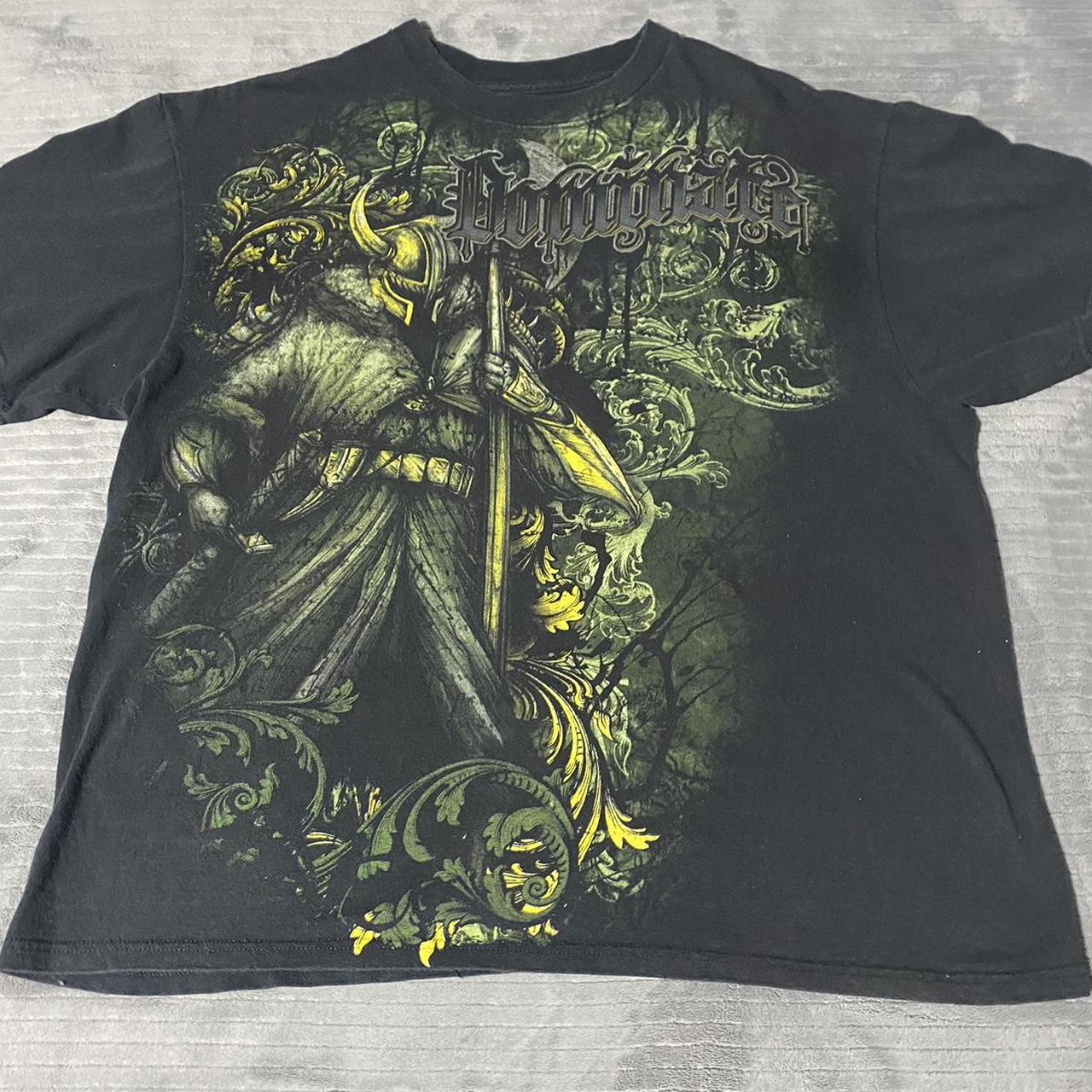 RARE Y2K KNIGHT AFFLICTION LIKE T-SHIRT LOOKING FOR... - Depop