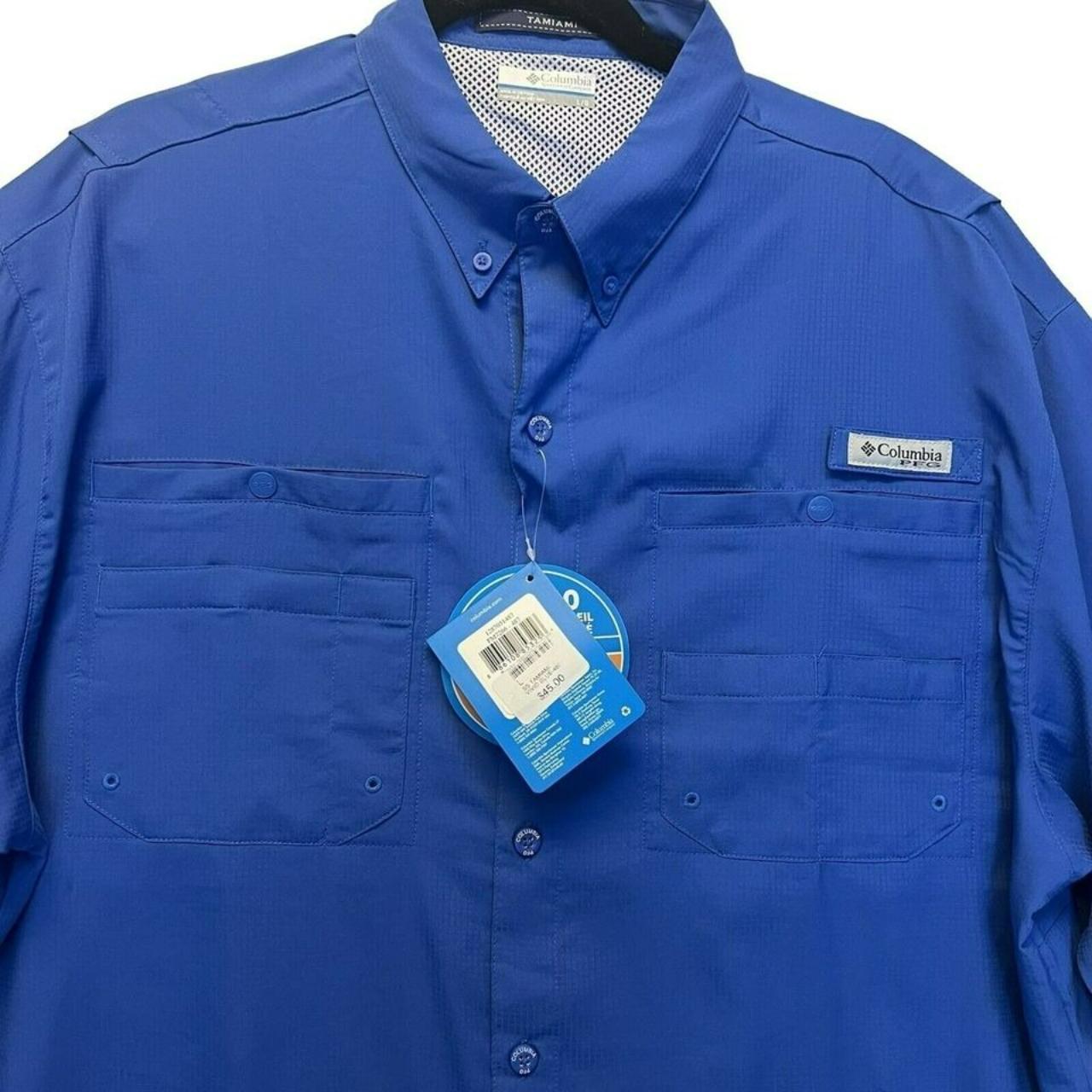 Columbia Sportswear Men's Blue Shirt | Depop