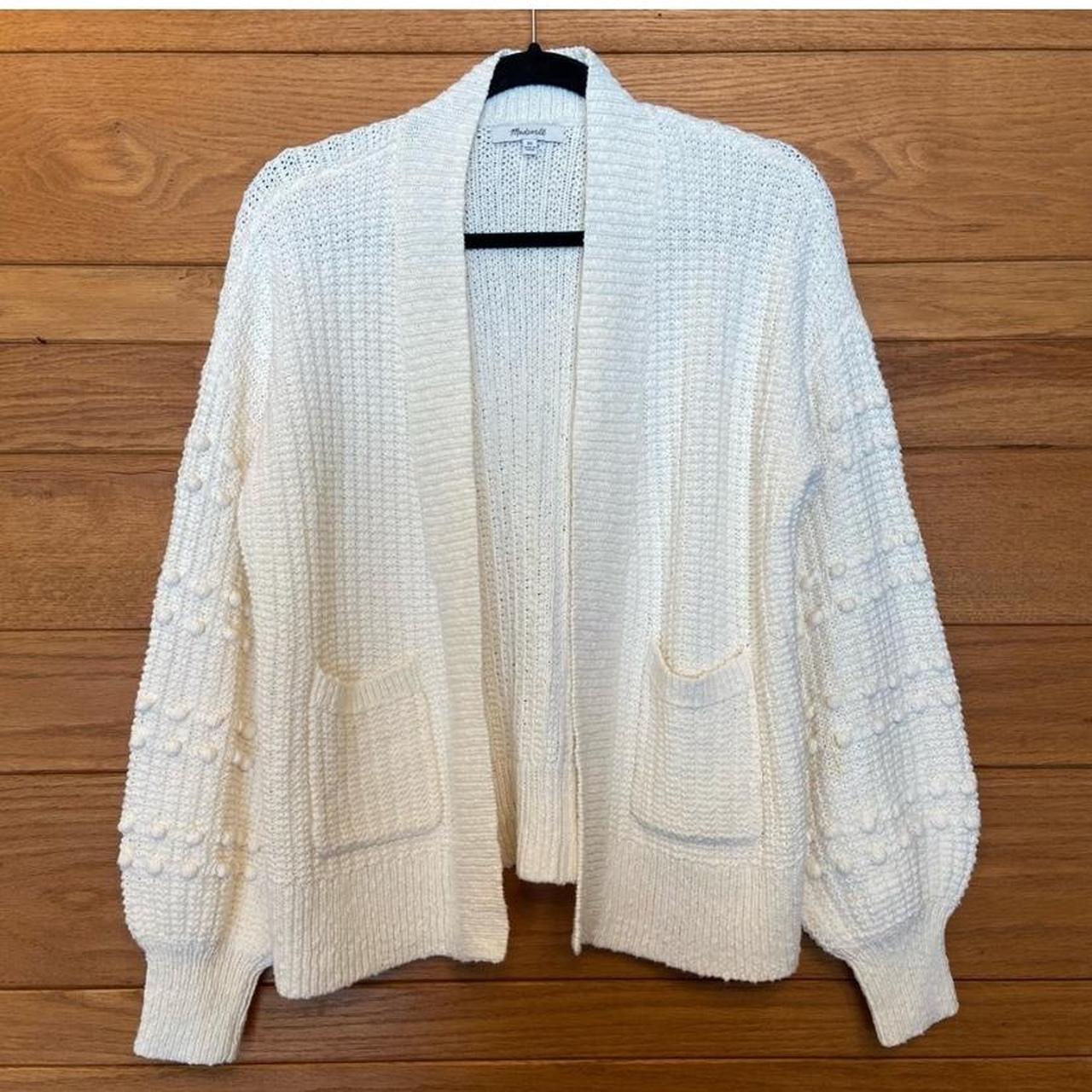 Cream bobble cardigan hotsell