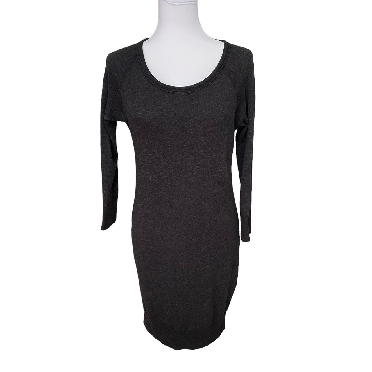 Charcoal Sweatshirt Dress